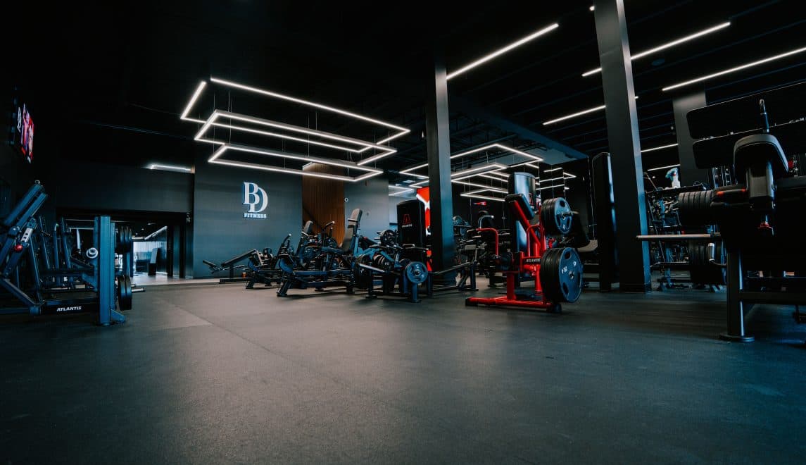 Premium fitness centre with professional equipment