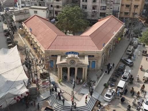 Hassan Ali Hoti Market heritage restoration facade